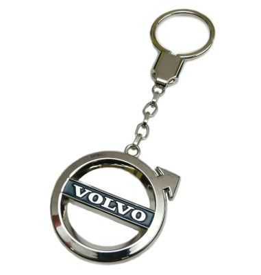 Брелок Volvo Classic Logo Keychain, Metal, Silver