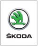 Наклейка логотип Skoda размер 30 х 25 см.