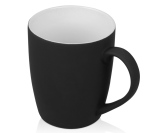 Фарфоровая кружка Peugeot Logo Mug, Soft-touch, 360ml, Black/White, артикул D00A250421